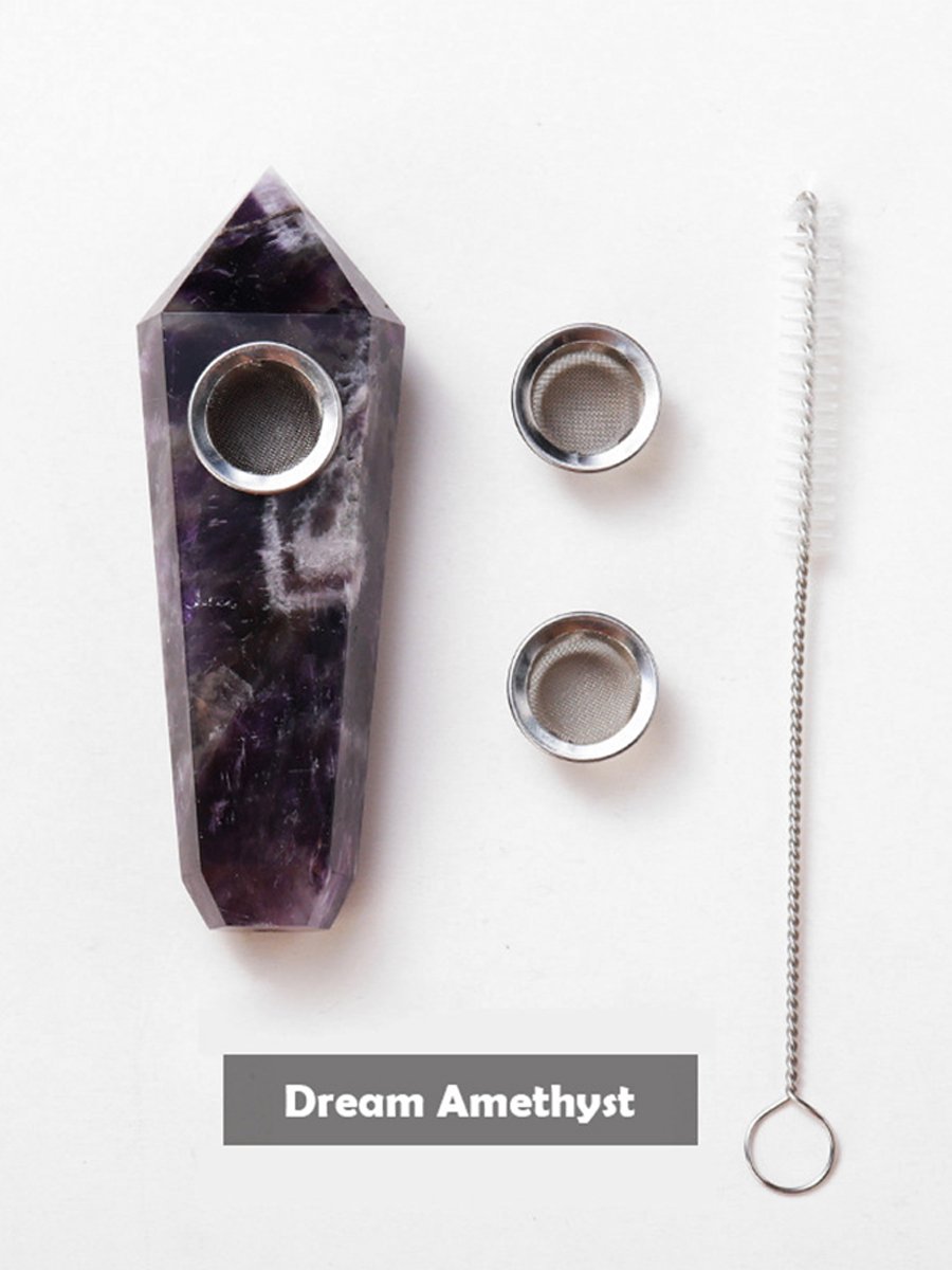 3 ' Natural Crystal Quartz Pipe 3 ' Natural Crystal Quartz Pipe