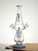 11.6 " Recycler Color Rim Big Eyes Bong - purple, Colors: Purple, 5 image