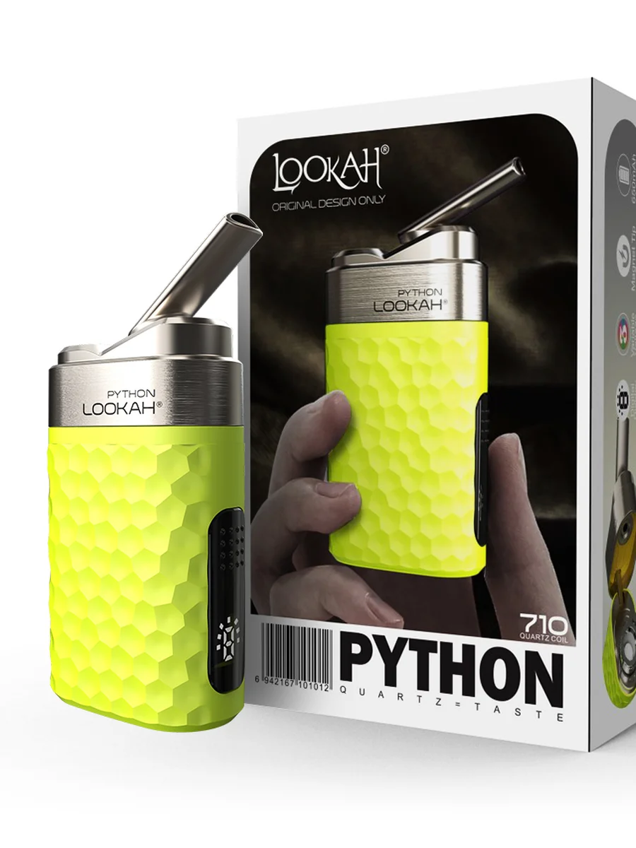 LOOKAH Python Mini Portable Discreet Wax Vape pen, Color: Blue, 5 image