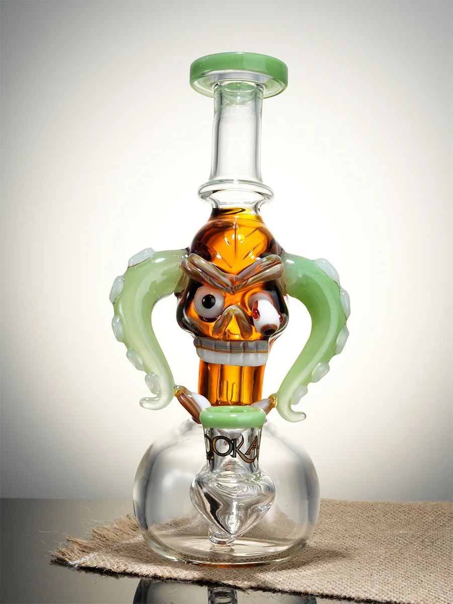 Lookah Rig 8&quot; Mini Cool Tyrannosaurus Rex Skull Dab Rig