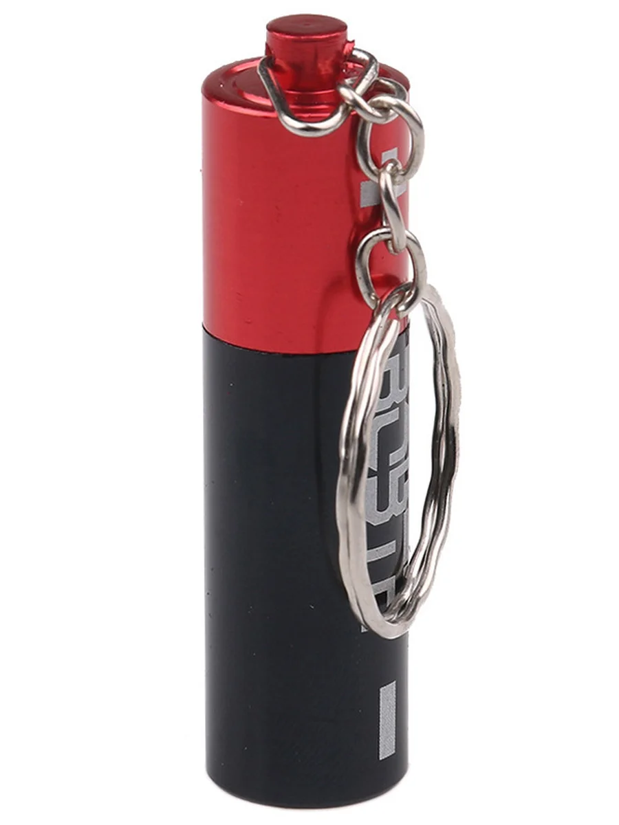 Keychain Battery Shaped Smoking Pipe, 3 image Keychain Battery Shaped Smoking Pipe, 3 image