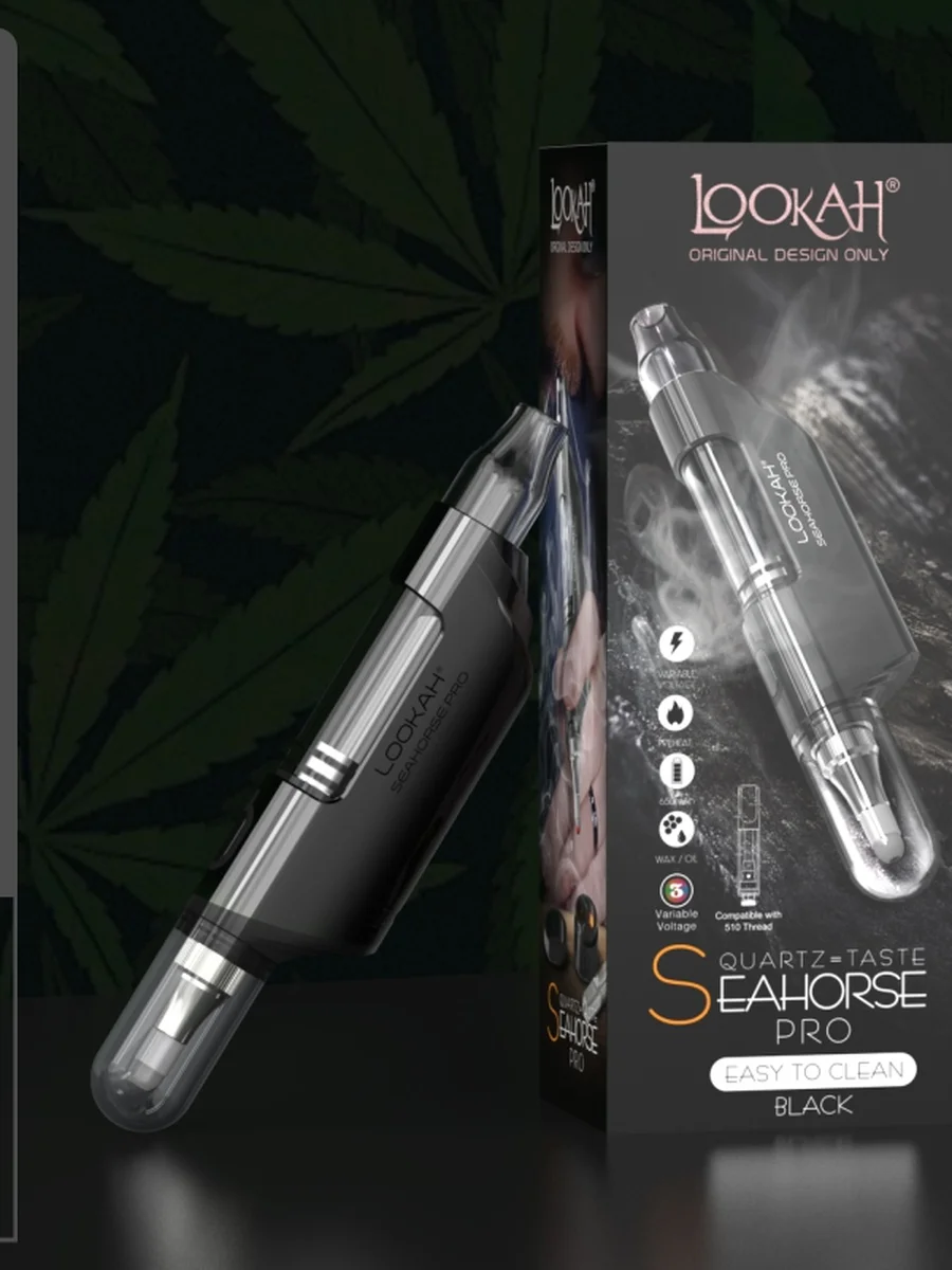 Lookah Seahorse PRO Electric Nectar Collector & Dab Pen, Color: Royal Gold, 13 image Lookah Seahorse PRO Electric Nectar Collector & Dab Pen, Color: Royal Gold, 13 image