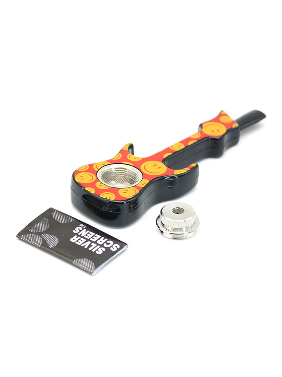 Metal Guitar Smoking Pipe    Detail