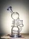 Lookah Bong 10&quot; Recycler Inline Percolator Water Pipe