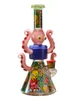 Lookah 10" Cute Lookah Octopus Glass Beaker Bong, Color: Orange, 4 image Lookah 10" Cute Lookah Octopus Glass Beaker Bong, Color: Orange, 4 image