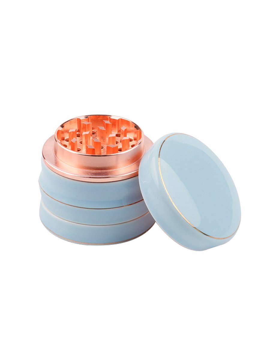 Aluminum Alloy Ceramic Gold-Edged Herb Grinder Aluminum Alloy Ceramic Gold-Edged Herb Grinder
