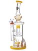 timeless double percolator classic elegant horned bong orange timeless double percolator classic elegant horned bong orange