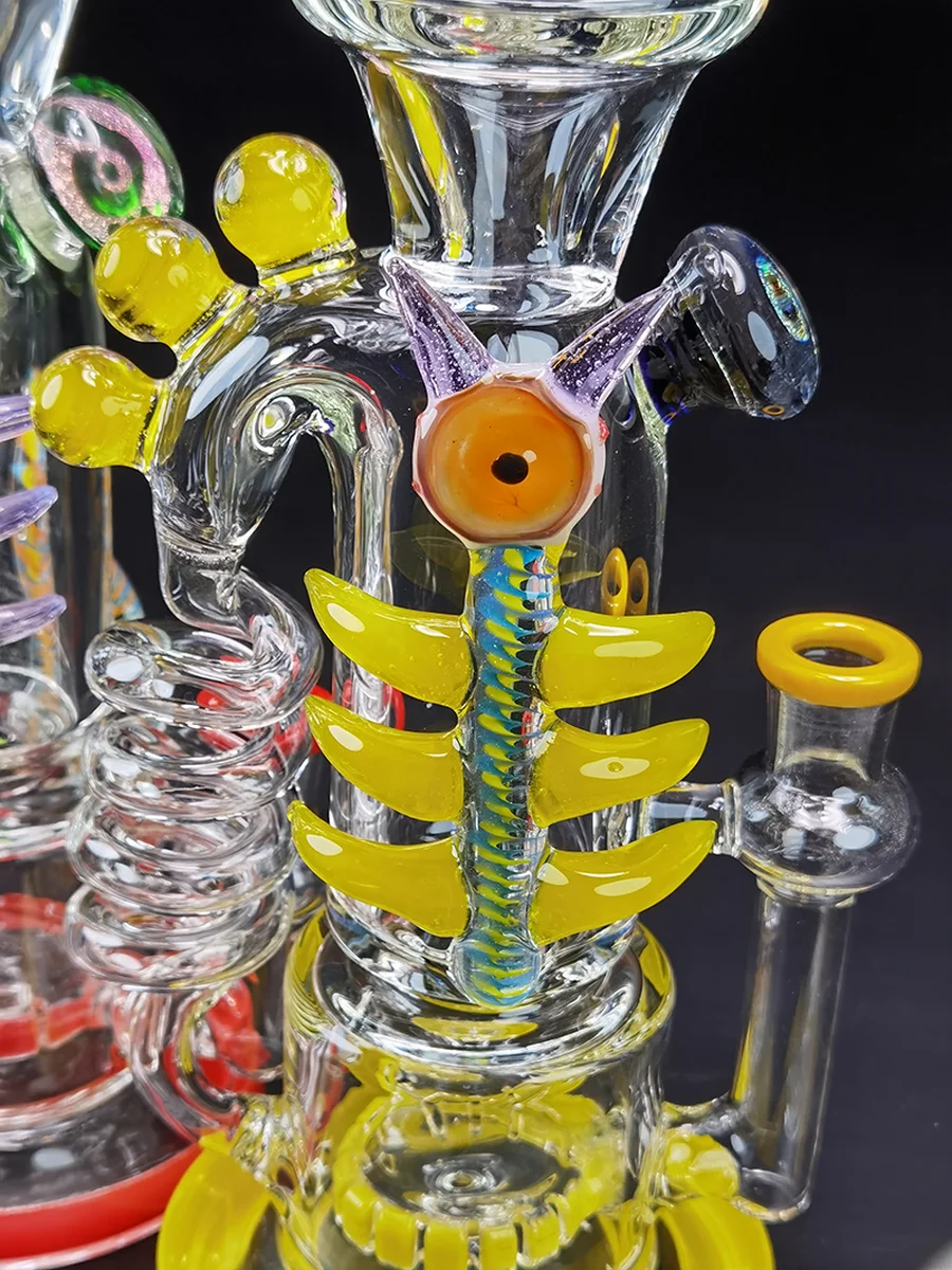 Lookah  Bong 17" Skeleton Recycler Glass Water Pipe5 Lookah  Bong 17" Skeleton Recycler Glass Water Pipe5
