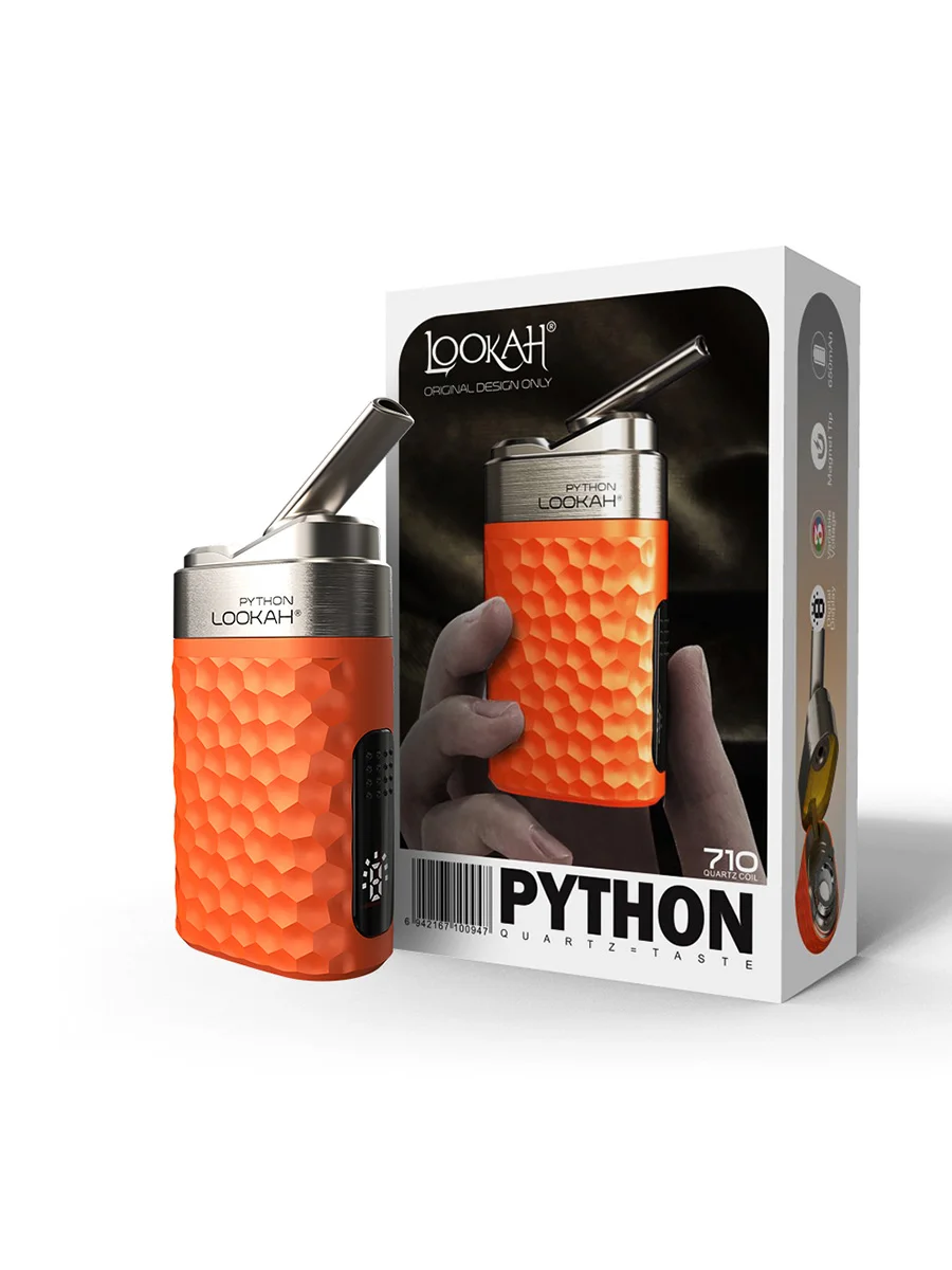 LOOKAH Python Wax Vape pen Orange LOOKAH Python Wax Vape pen Orange