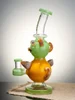 Green  Cute Double Piggy Dab Rig6