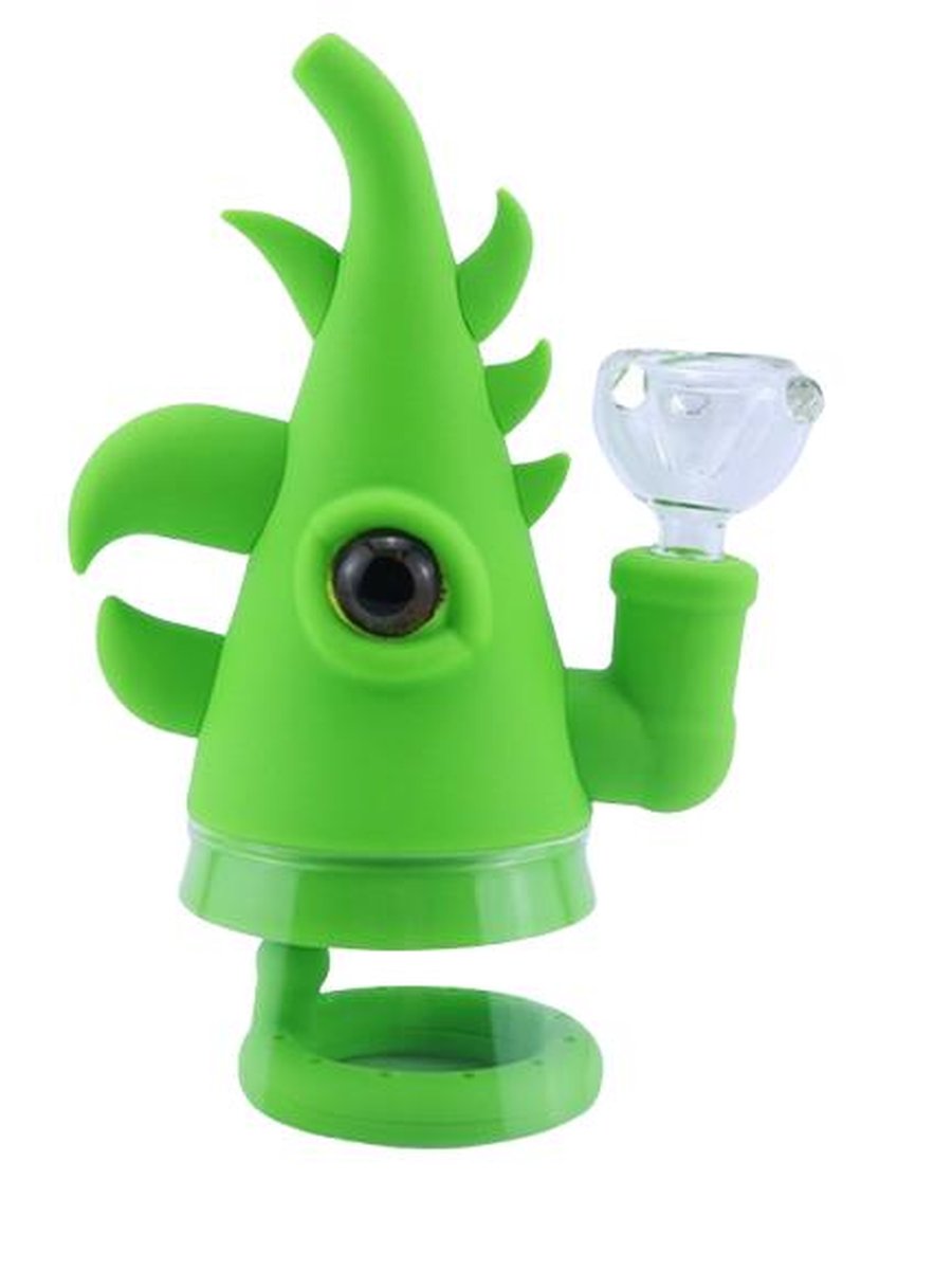 Rhinoceros Silicone Bong Green Rhinoceros Silicone Bong Green
