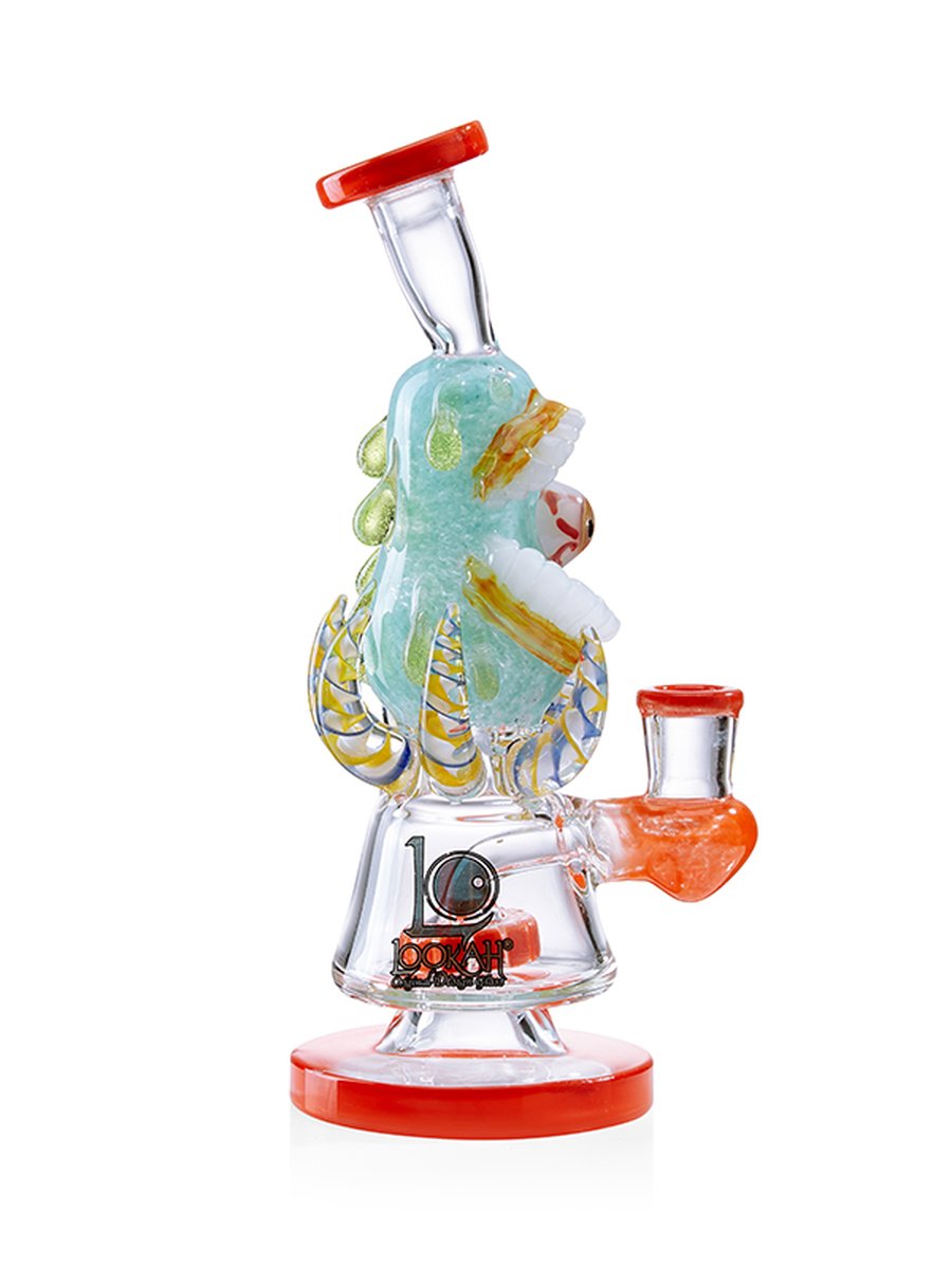 10" Horror Themed Bong, Colors: Orange, 3 image