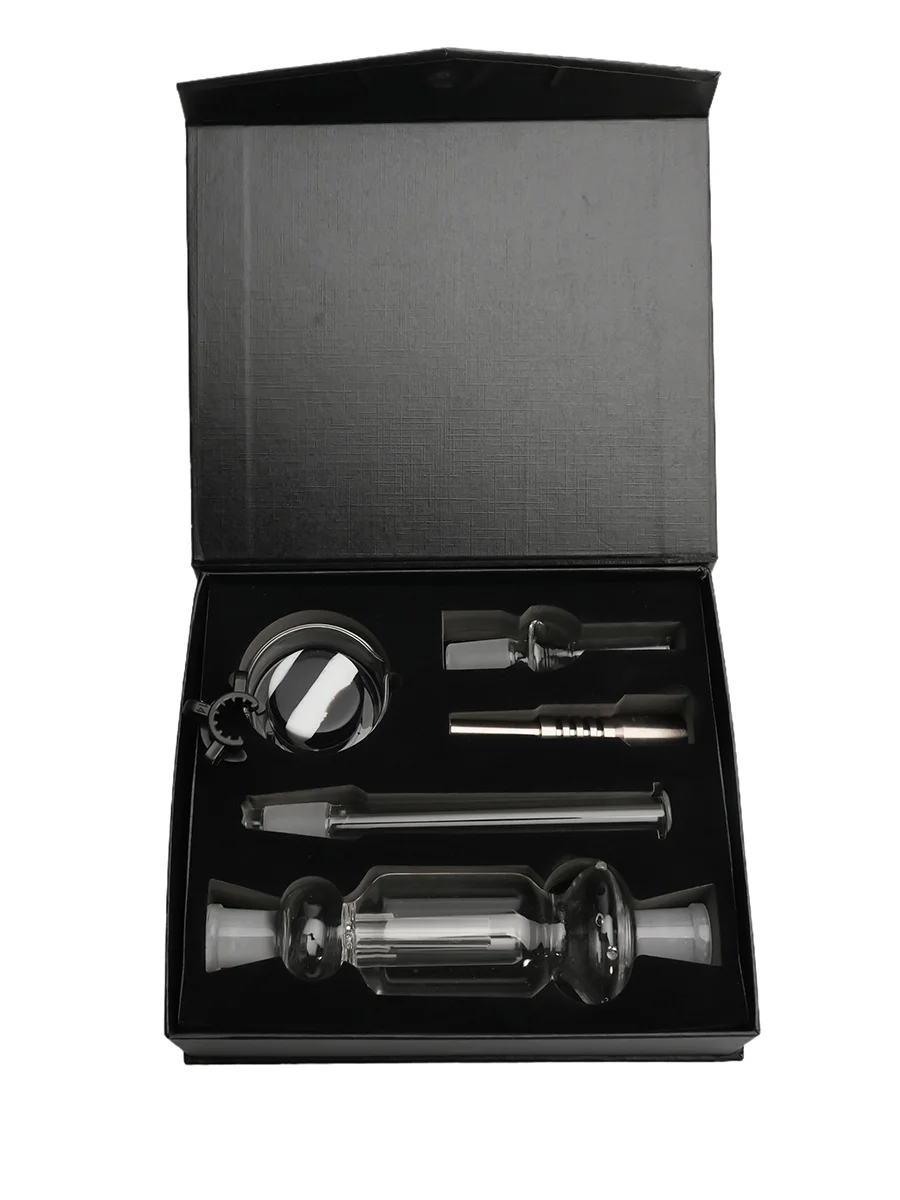 2PCS510 Thread Flowers Glass Bubbler Nectar Collector Kit