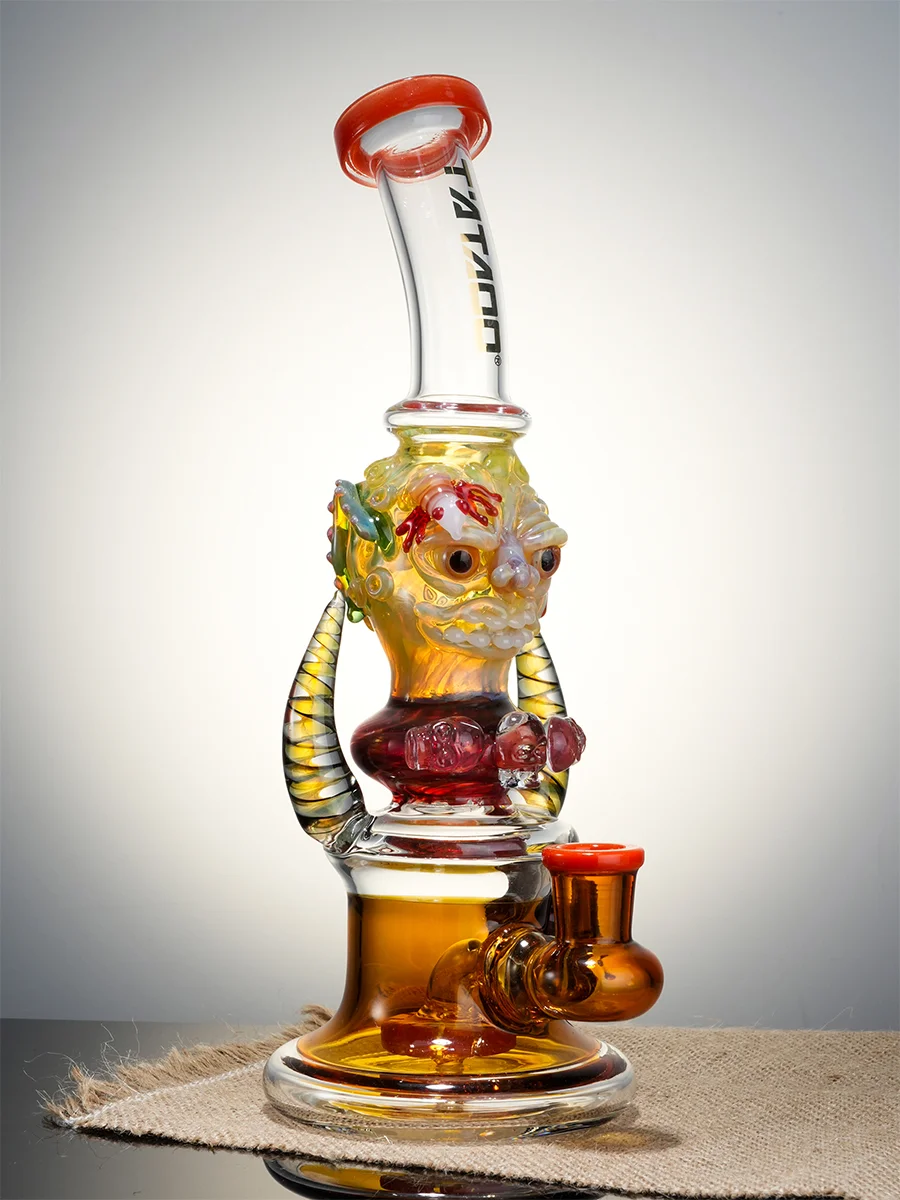 Lookah Rig 10.5" Cool  Mini Cool Sacrifice Skull Dab Rig7 Lookah Rig 10.5" Cool  Mini Cool Sacrifice Skull Dab Rig7