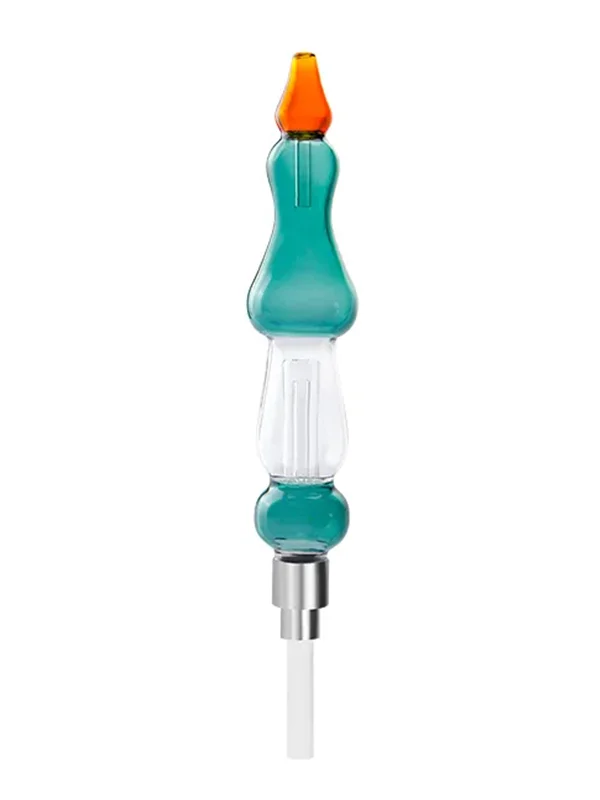 Large Gourd Glass Nectar Collector Green Large Gourd Glass Nectar Collector Green