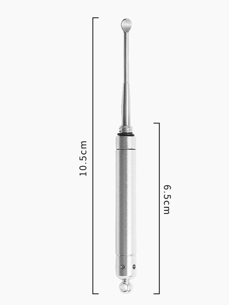 Portable Stainless Steel Dab Tools, Color: Gray-Blue, 4 image