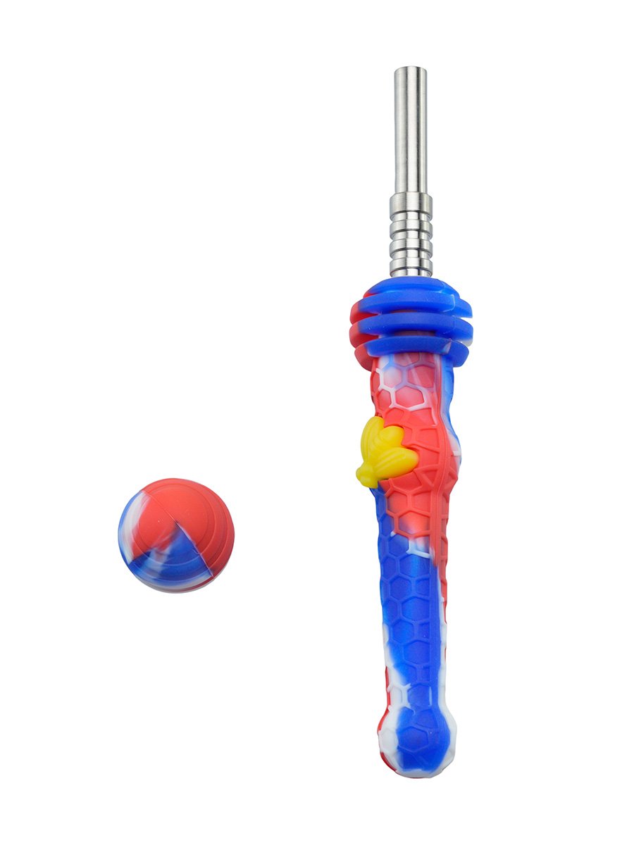 5PCS Silicone Nectar Collectors with 12mm Titanium Tip, 5 image