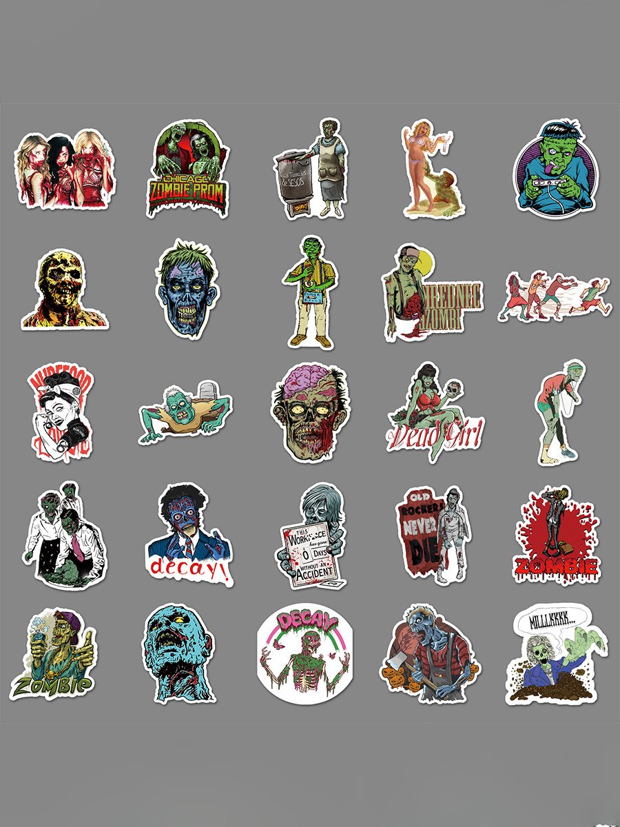 102PCS Zombie & Army Fan Sticker Set2 102PCS Zombie & Army Fan Sticker Set2