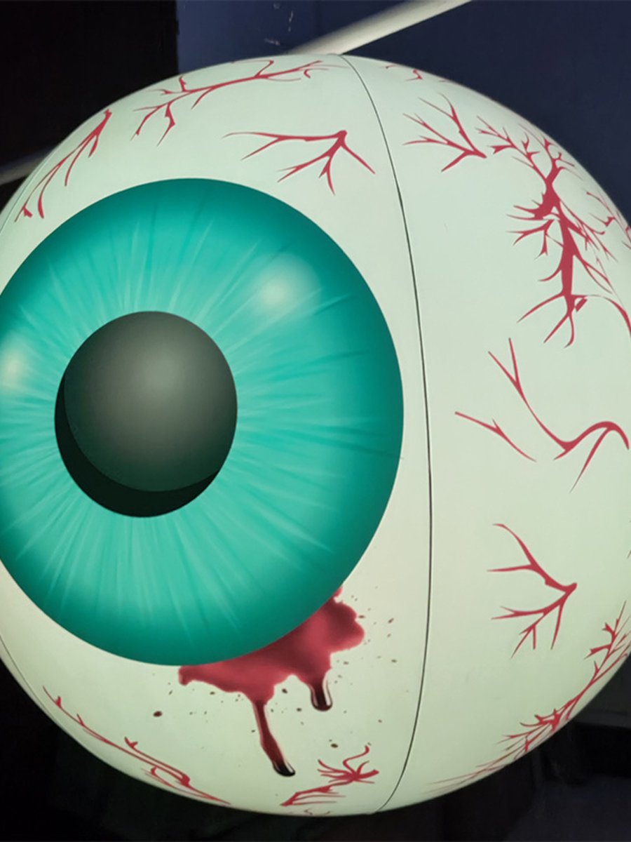 24 " Halloween LED Inflatable Eyeball, Color: Blue 24 " Halloween LED Inflatable Eyeball, Color: Blue