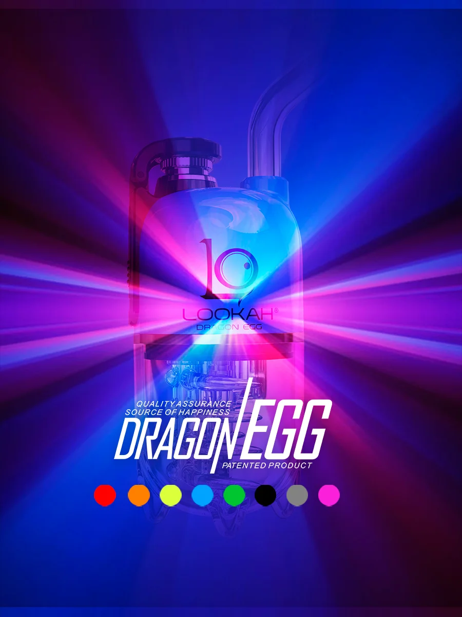 LOOKAH Dragon Egg Portable Electric Dab Rig, Color: Orange, 10 image LOOKAH Dragon Egg Portable Electric Dab Rig, Color: Orange, 10 image