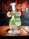 Lookah Rig 8" Mini Multicolored Elephant Dab Rig, Colors: Dark Green