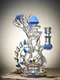 8.7" Novelty Rare Hourglass Spine Bong, Colors: Blue