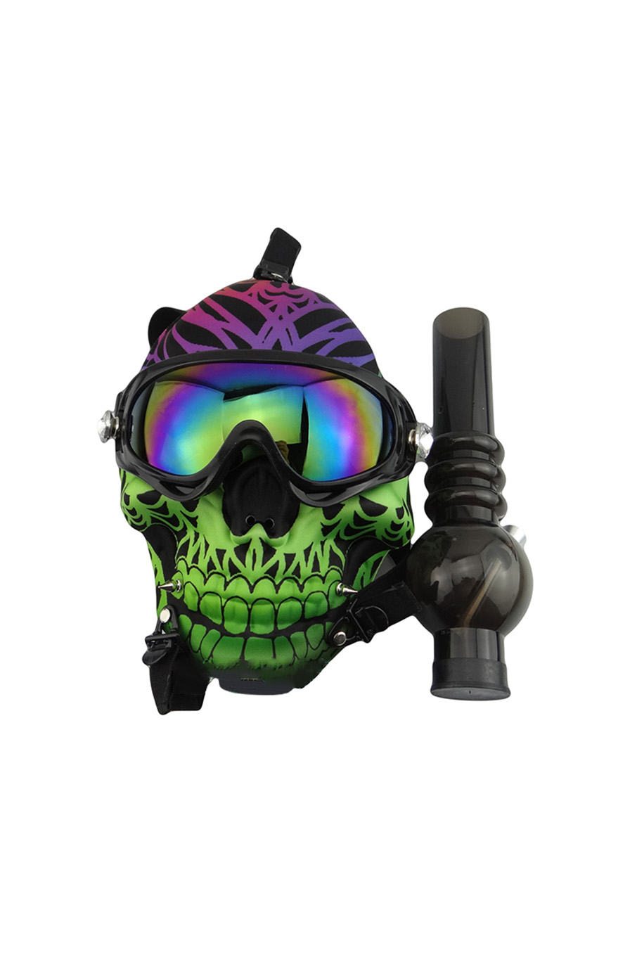 Skull Cool Glasses Gas Mask Bong