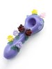 Floral Design Glass Pipe