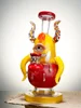 Yellow One-Eyed Big-Bellied Monster Glass Water Pipe9 Yellow One-Eyed Big-Bellied Monster Glass Water Pipe9