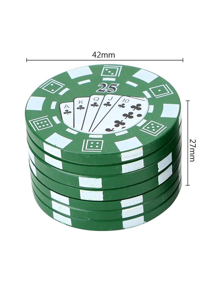 Poker Chip Herb Grinder 2PCS3 Poker Chip Herb Grinder 2PCS3
