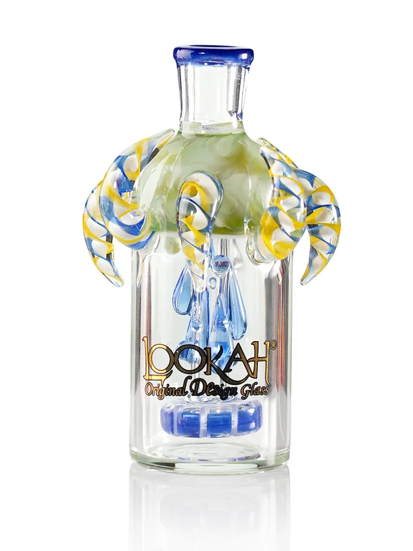 Dark Blue Horned Ash Catcher