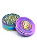 Iridescent Flat Zinc Alloy Grinder Iridescent Flat Zinc Alloy Grinder