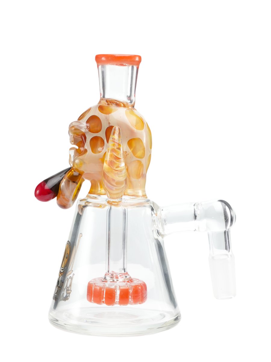 Erlenmeyer flask Ash Catcher, Colors: Orange, Color: Hemp, 7 image Erlenmeyer flask Ash Catcher, Colors: Orange, Color: Hemp, 7 image