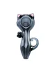 Cute Translucent Black Cat Hello Kitty Glass Spoon Pipe, 2 image