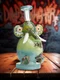 Lookah Rig 8" Mini Multicolored Elephant Dab Rig, Colors: Water Blue   