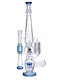 Lookah Bong 24" Cool Shotgun Tall Water Pipe, Colors: Blue