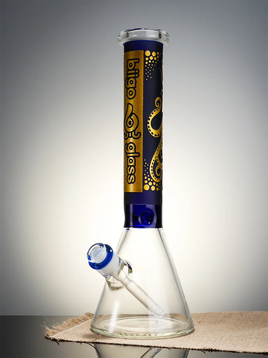 Lookah Bong 15.5" Tag Beaker Glass Water Pipe Lookah Bong 15.5" Tag Beaker Glass Water Pipe