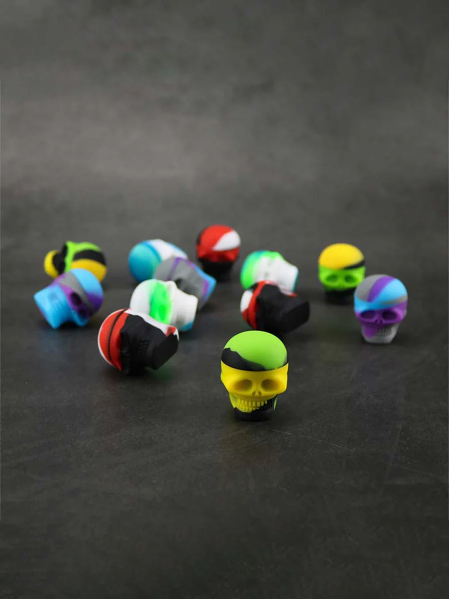 2pcs Skull Container 2x 3ML, Attribute: 2pcs 3ML 2pcs Skull Container 2x 3ML, Attribute: 2pcs 3ML