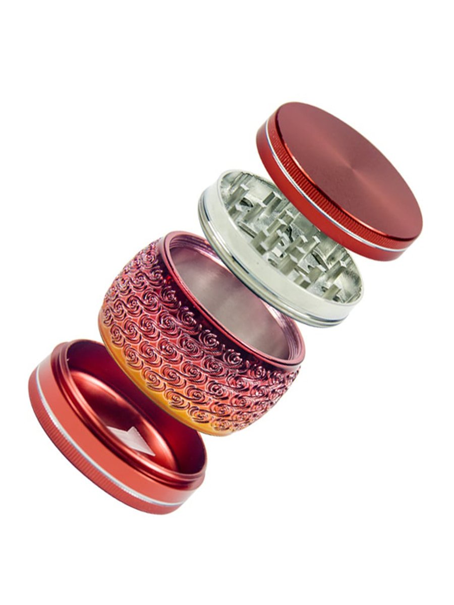 Zinc Alloy 4-tier Drum-shaped Wine Barrel Herb Grinder Zinc Alloy 4-tier Drum-shaped Wine Barrel Herb Grinder