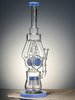 Lookah Bong 15.7 " Heavy-Duty Recycler Water Pipe - Clear Blue, Colors: Clear Blue, 8 image Lookah Bong 15.7 " Heavy-Duty Recycler Water Pipe - Clear Blue, Colors: Clear Blue, 8 image