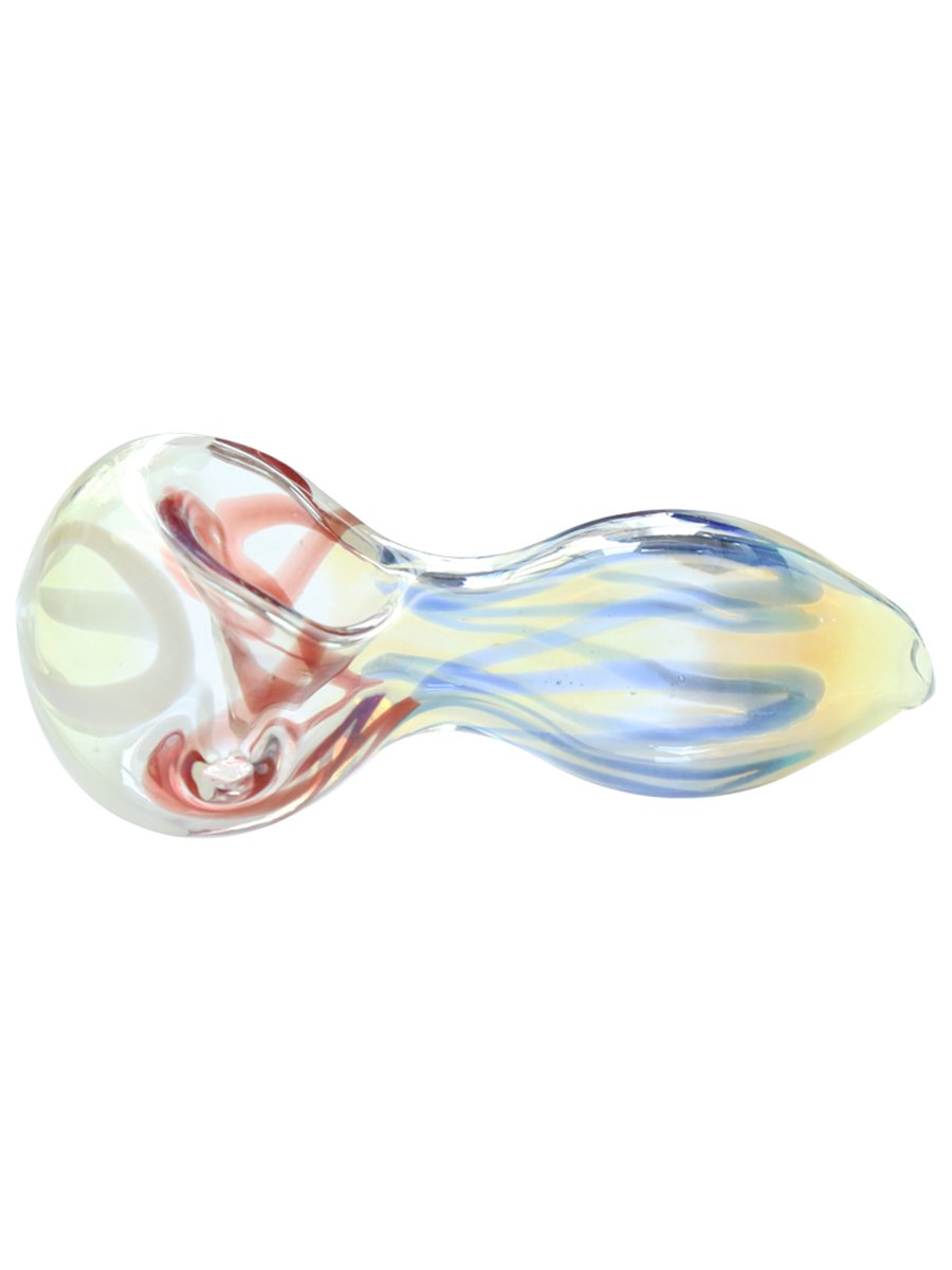 4" Colorful Glass Pipe Side 4" Colorful Glass Pipe Side
