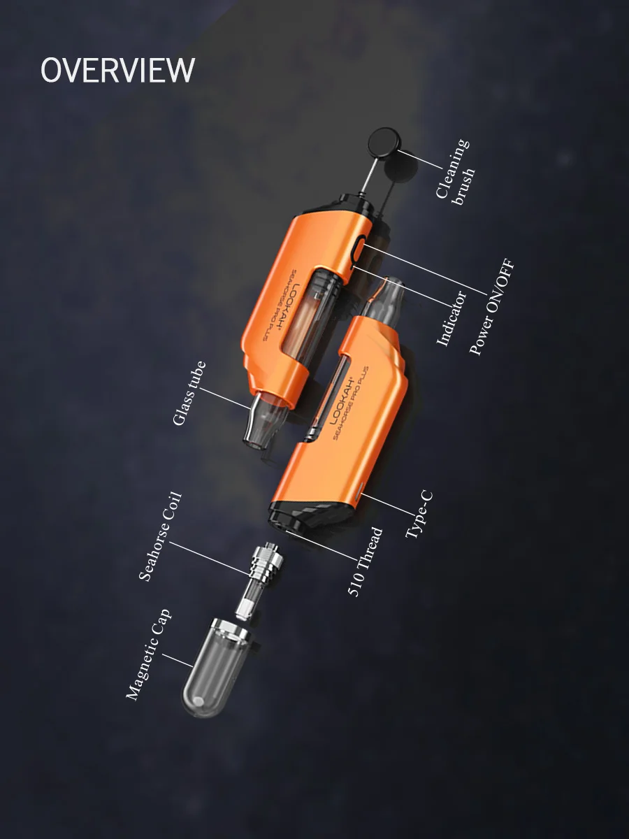 Seahorse Pro Plus Electric Nectar Collector, Color: Orange, 13 image