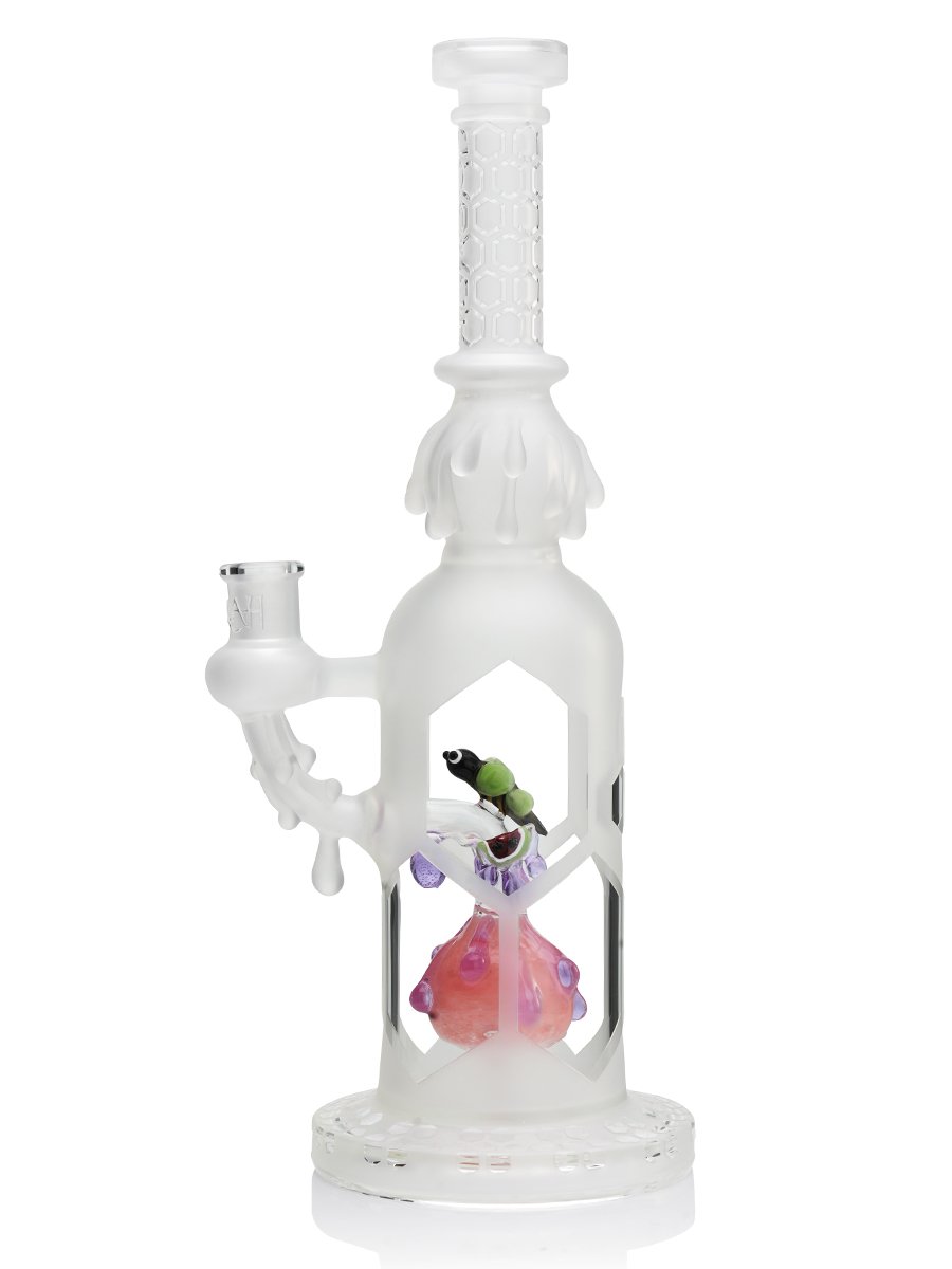 whimsical cute frosted hive snowman bong pink whimsical cute frosted hive snowman bong pink