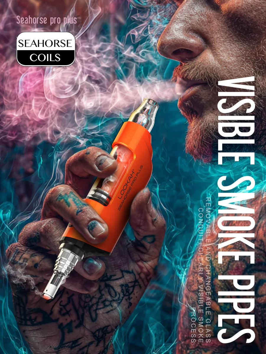 Seahorse Pro Plus Electric Nectar Collector, Color: Orange, 2 image