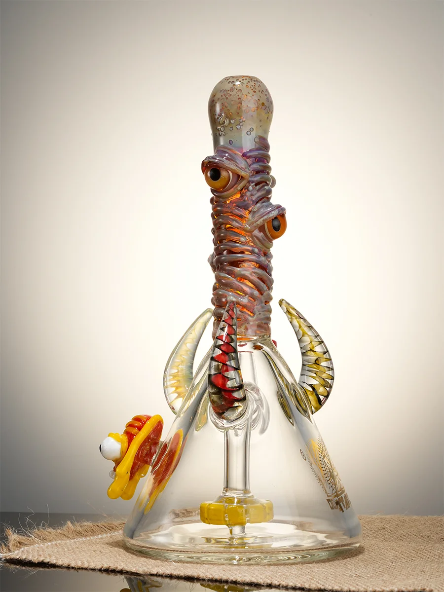 8.5" Penis Mini Cool Glass Beaker Bong2 8.5" Penis Mini Cool Glass Beaker Bong2