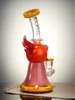 Lookah Rig 7.8" Cute Crested Head Dab Rig, Colors: Orange, 11 image Lookah Rig 7.8" Cute Crested Head Dab Rig, Colors: Orange, 11 image