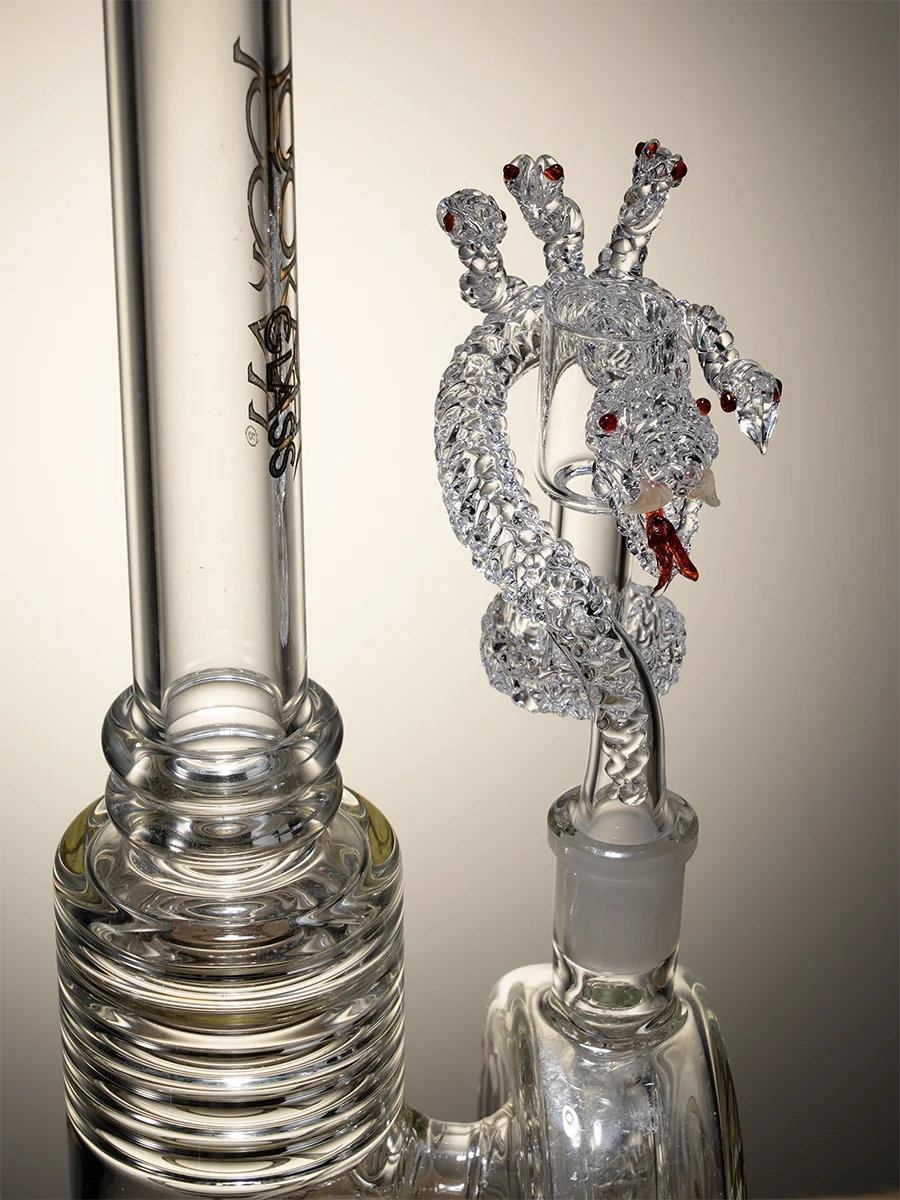 14MM Male 90° Cool Hydra Inspired Quartz Banger, 6 image 14MM Male 90° Cool Hydra Inspired Quartz Banger, 6 image