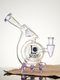 Lookah Bong 9" Mini Cool Alien Stalker Recycler Water Pipe, Colors: Purple
