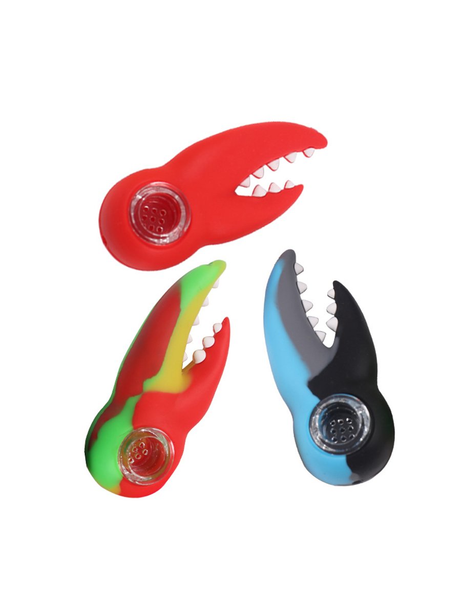 Crab Claw Silicone Pipe