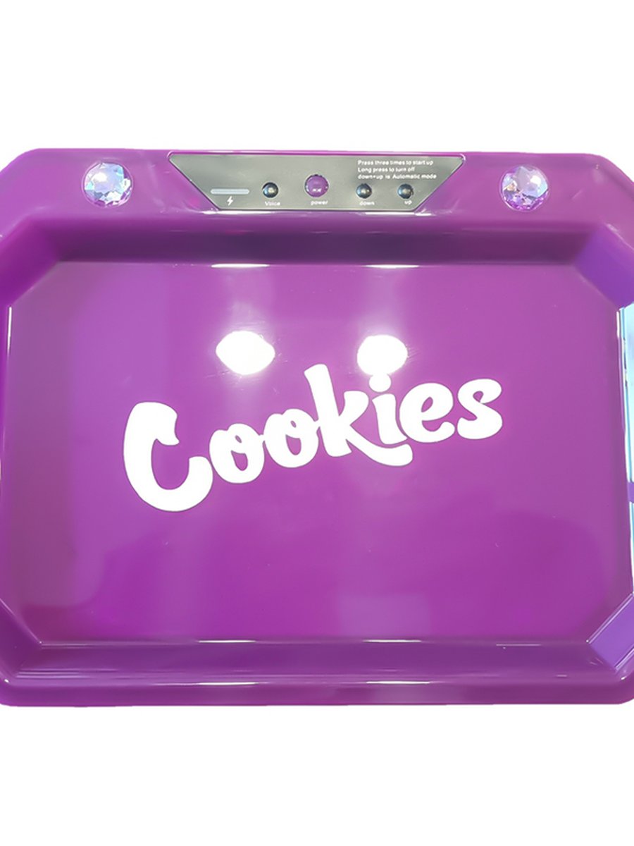 Octagonal LED Marquee Light-Up Rolling Tray